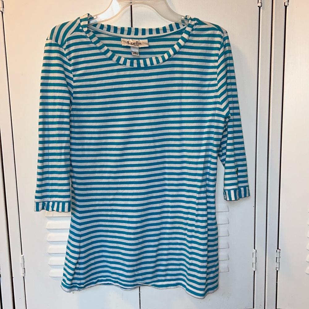 Luella | Striped 3/4 Sleeve Shirt